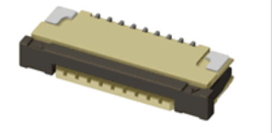 1.00mm (.039) ZIF Right Angle  SMT Downside Connectors图集