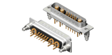 Coaxial D-Sub Straight Dip  Type Plug Connector图集